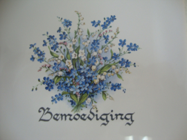 Tegel 'bemoediging' -  VERKOCHT