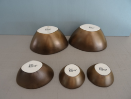 Set schaaltjes - Cosy & Trendy - bruin - VERKOCHT