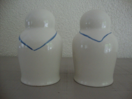 Beeldjes Matroesjka - blauw wit - VERKOCHT
