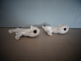 Beeldjes poesjes - Set van 2 - VERKOCHT