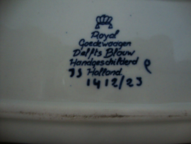 Royal Goedewaagen - Delfts blauw - schaaltje - VERKOCHT