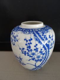 Gemberpot blauw/wit - China - VERKOCHT