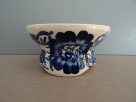 Kandelaar blauw/wit - VERKOCHT