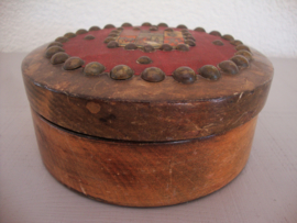 Houten doosje - rond