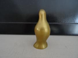 Koperen of messing pinguin - vintage - VERKOCHT