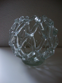 Glasobject bolvorm glasstrengen - VERKOCHT