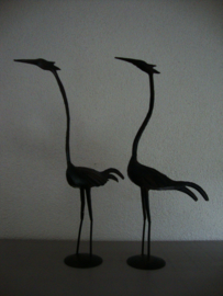 Set grote vintage vogels - kraanvogels - VERKOCHT