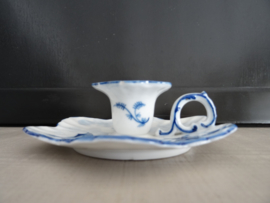 Delfts blauwe kandelaar - VERKOCHT