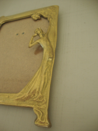 Koperen Fotolijst Jugendstil stijl Art Nouveau - VERKOCHT
