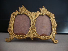 Koperen of messing fotolijstje - vintage - VERKOCHT