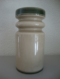 Vaas Flora Gouda Holland - groen beige - VERKOCHT