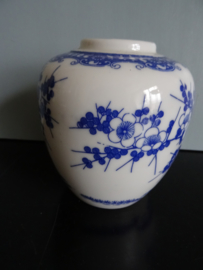 Gemberpotje - blauw/wit - VERKOCHT