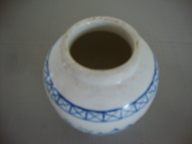 Gemberpotje blauw wit - VERKOCHT