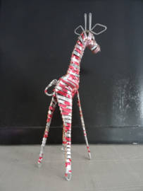 Giraffe recyclemetaal - VERKOCHT