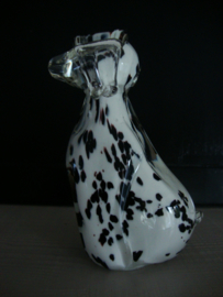 Glazen beeldje hond - hondje - glas - VERKOCHT