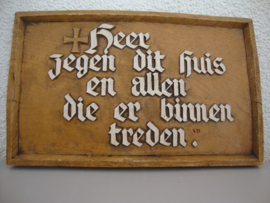 Oude tegel met tekst - Religie - VERKOCHT