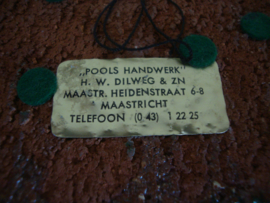 Wandtegel bloemen Pools handwerk - VERKOCHT