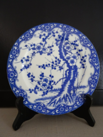 Bordje Chinees - bloesem - blauw/wit - VERKOCHT