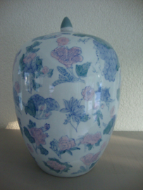 Grote Chinese pot - gemberpot - dekselpot - VERKOCHT