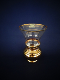 Vaasje - Laeken Belgie - goudkleurig - 1/2 cristal