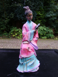 Beeldje Japanse vrouw - VERKOCHT