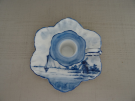 Delfts blauwe kandelaar - VERKOCHT