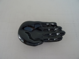 Vintage schaaltje hand - zwart - VERKOCHT