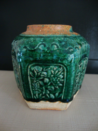 Gemberpot groot - groen - VERKOCHT