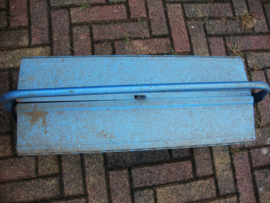 Blauwe metalen gereedschapskist - VERKOCHT