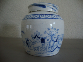 Gemberpotje blauw wit - VERKOCHT