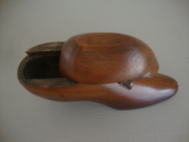 Houten doosje - schoen - damesschoen - VERKOCHT