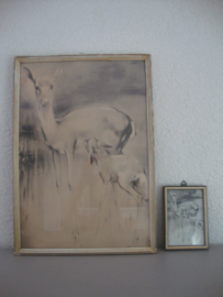 Grote prent hertjes - H. van Meegeren