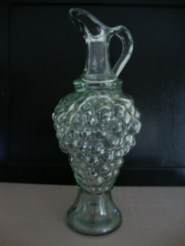 Vintage glazen karaf - druif - VERKOCHT