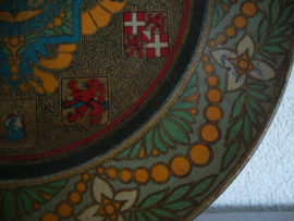 Emaille bord - 1898-1923 - Je maintiendrai - VERKOCHT