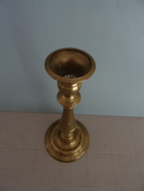 Vintage koperen kandelaar - VERKOCHT
