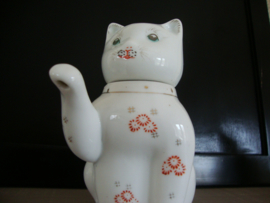 Vintage theepotje poes - kat - Chinees - VERKOCHT