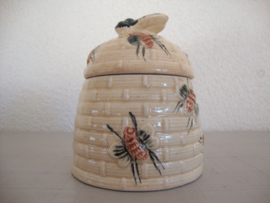 Vintage honingpotje bijen - bijenkorf - VERKOCHT
