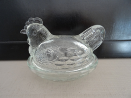 Schaaltje kip - glas - VERKOCHT