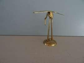 Vintage vogel koper of messing - VERKOCHT