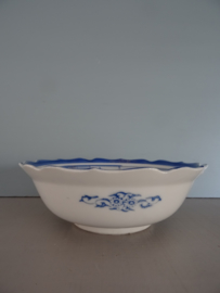 Japanse schaal blauw/wit/goud - VERKOCHT