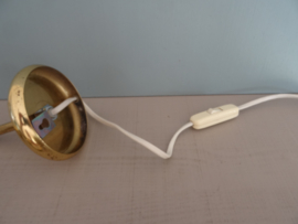 Wandlampjes koperkleurig - Set van 2 - vintage - VERKOCHT