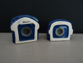 Peper- en zoutstel - Volkswagen kever - blauw - VERKOCHT