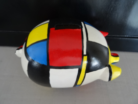 Spaarvarken - Mondriaan - spaarpot - VERKOCHT