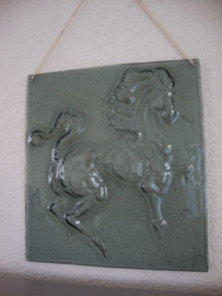 Glazen raamhanger paard - VERKOCHT