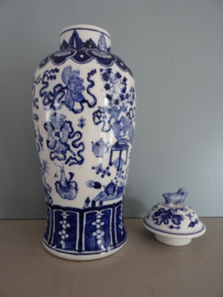 Dekselpot - Delfts aardewerk - Delfts blauw - VERKOCHT
