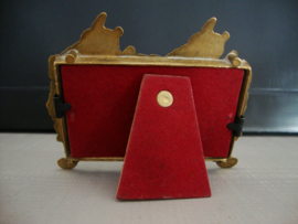 Koperen of messing fotolijstje - vintage - VERKOCHT