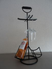 Vintage wijnrekje - VERKOCHT