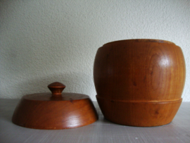 Houten tabakspot - VERKOCHT