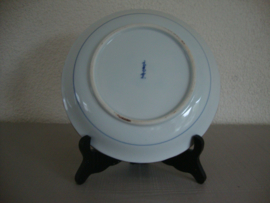 Bord vogel - blauw/wit - VERKOCHT