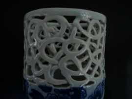 Delfts blauwe vaas - Delfleur Holland - Handpainted - VERKOCHT
